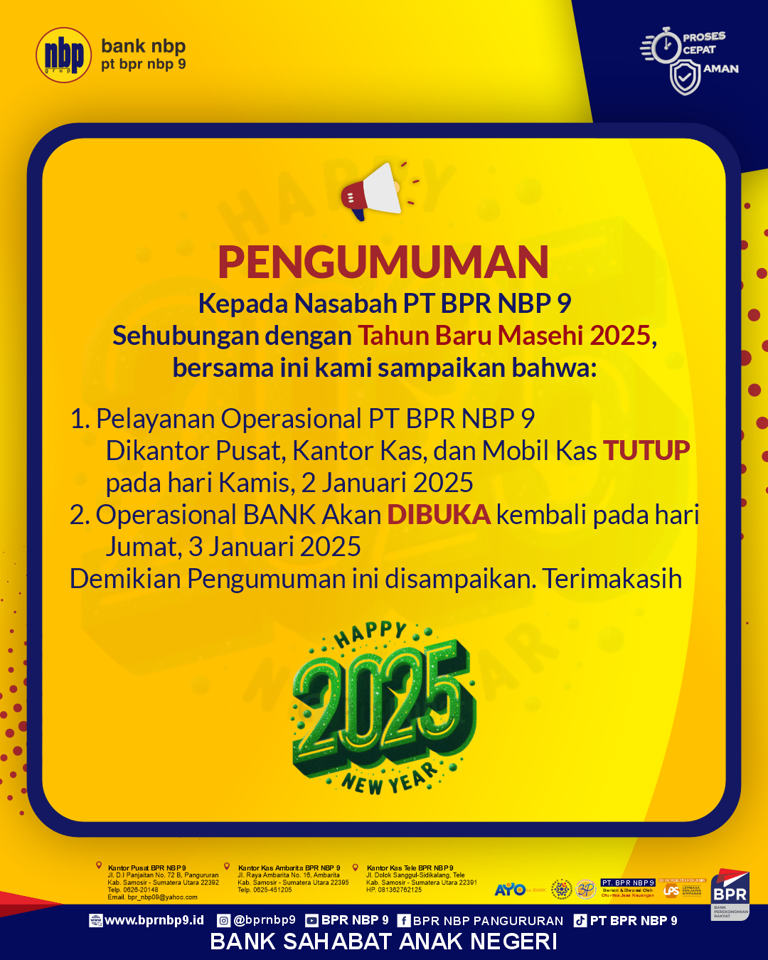 Pengumuman