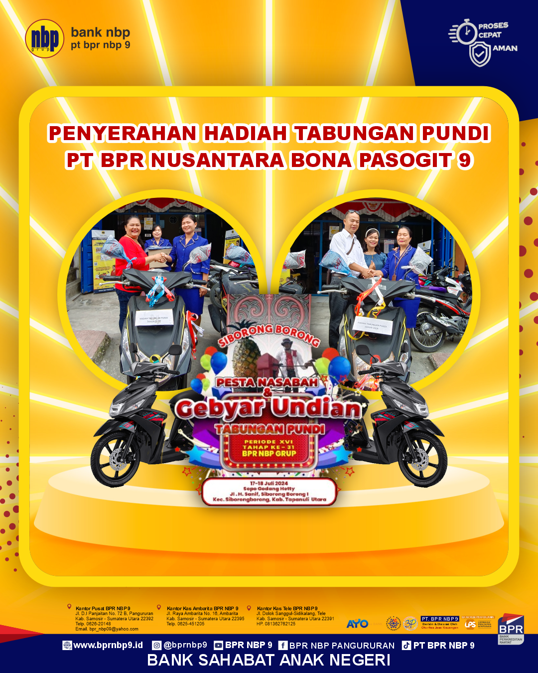 PENYERAHAN HADIAH PENYERAHAN HADIAH