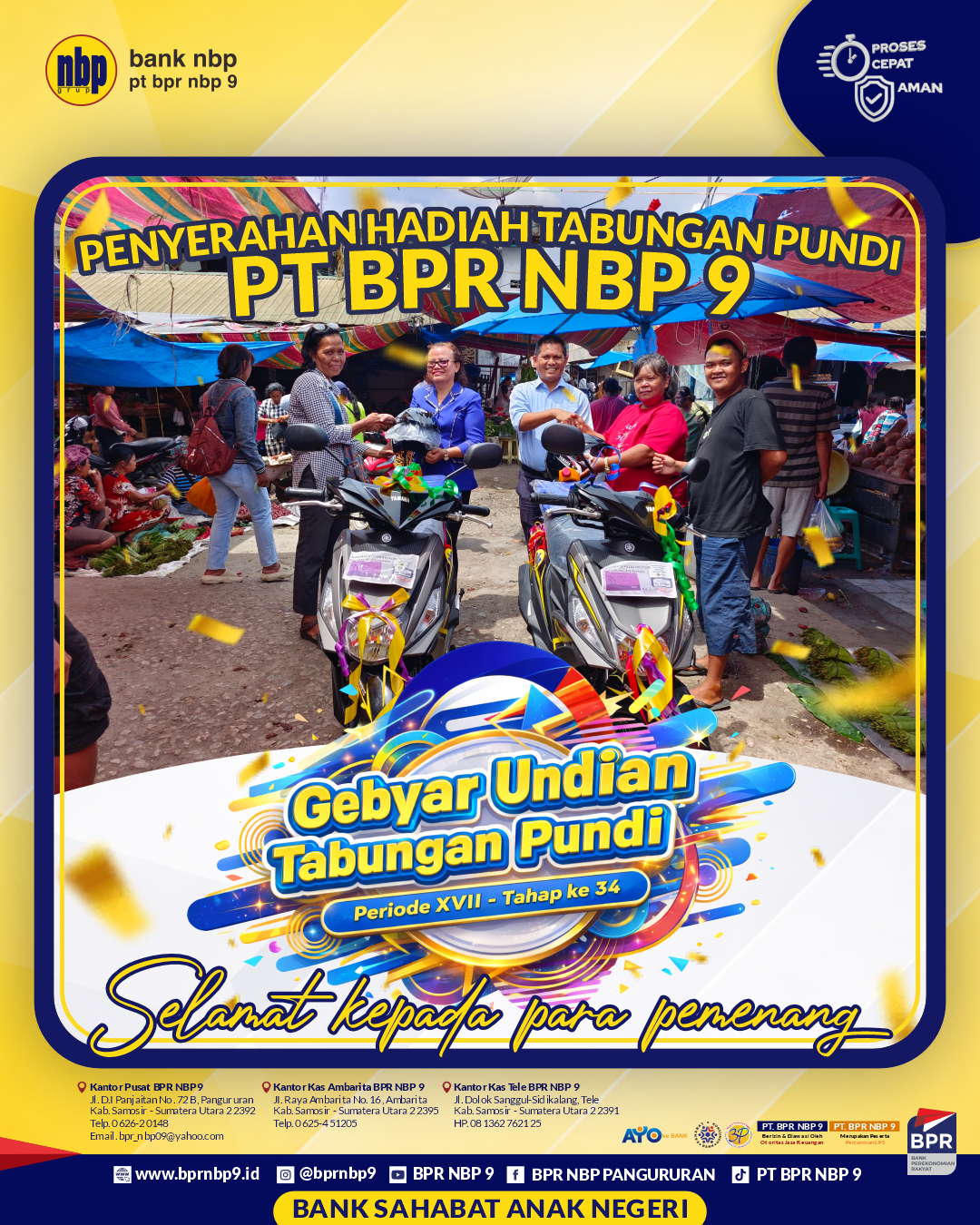 PENYERAHAN HADIAH Periode XVII - Tahap ke 34